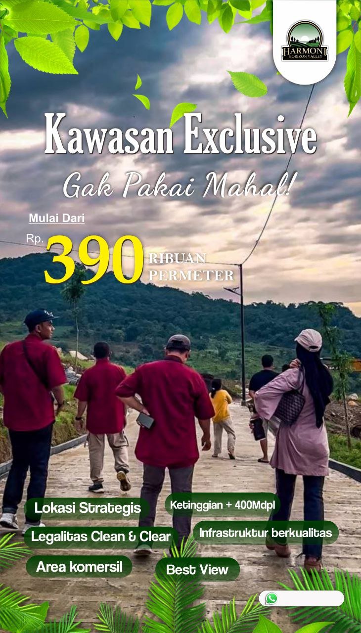 Dijual Tanah Kavling Murah Banget Lokasi Strategis Di Bogor Timur - Jawa Barat