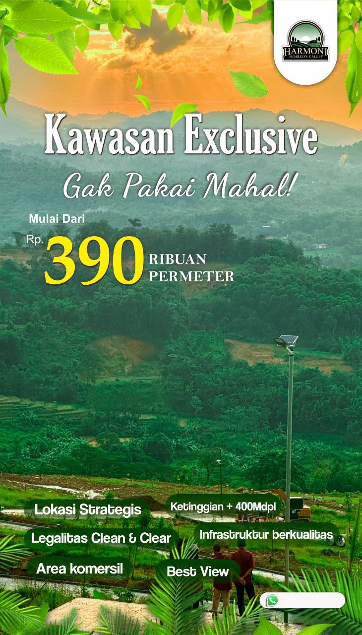Dijual Tanah Kavling Murah Banget Lokasi Strategis Di Bogor Timur - Jawa Barat