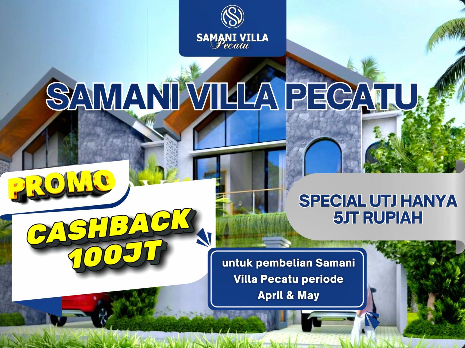 Samani Villa Pecatu Modern Tropis - Uluwatu Kuta Selatan - Badung - Bali - Unit Swastika