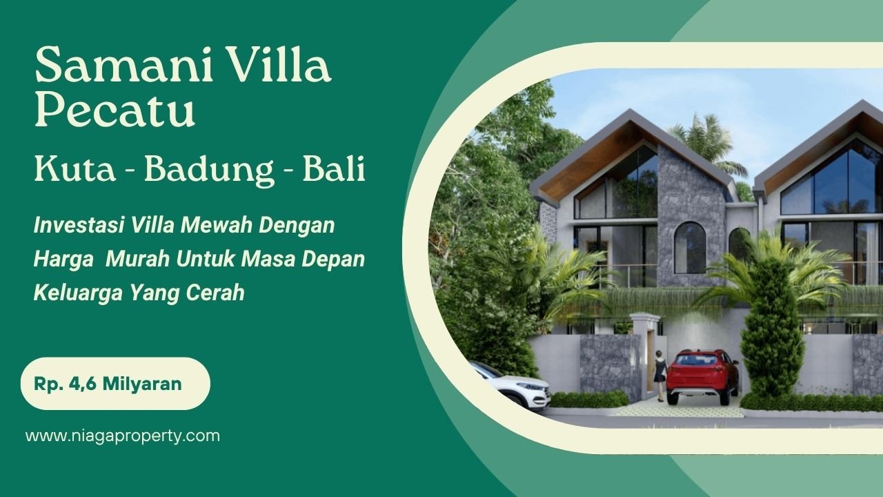 Samani Villa Pecatu Modern Tropis - Uluwatu Kuta Selatan - Badung - Bali - Unit Swastika