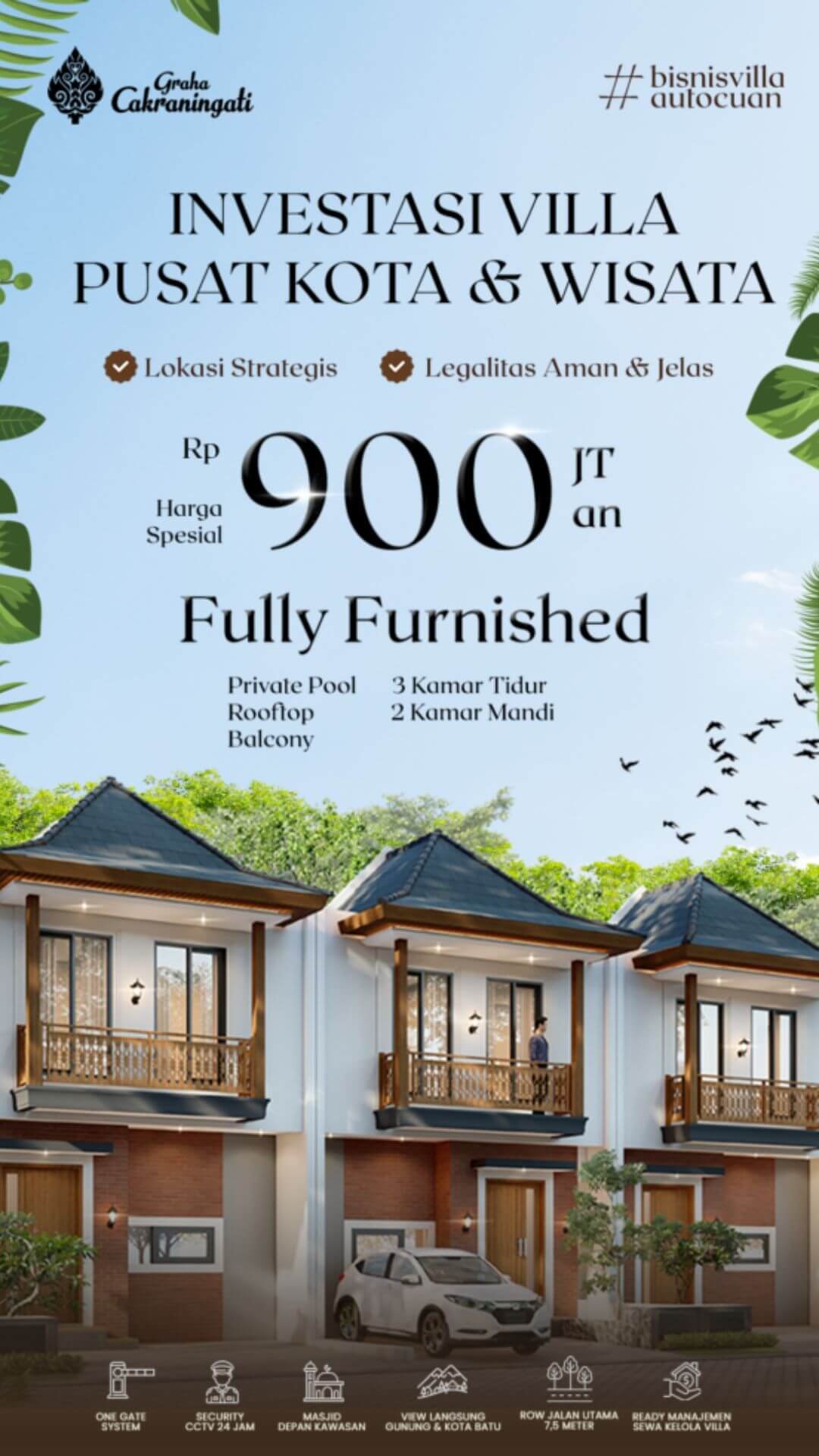 Dijual Villa Mewah Cakranigati Batu Malang Destinasi Liburan Sekaligus Peluang Cuan Properti